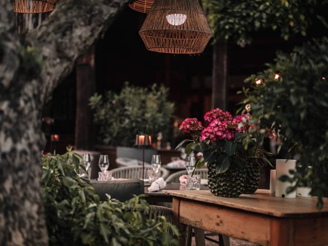 Terrasse Restaurant Landgasthaus zur Krone 