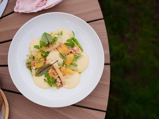 Landgasthaus zur Krone Vegi Speise 